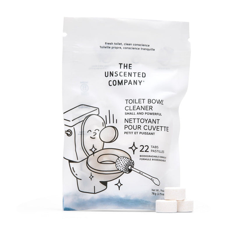 The Toilet Bowl Cleaner - 22 tabs from the front on a white background.