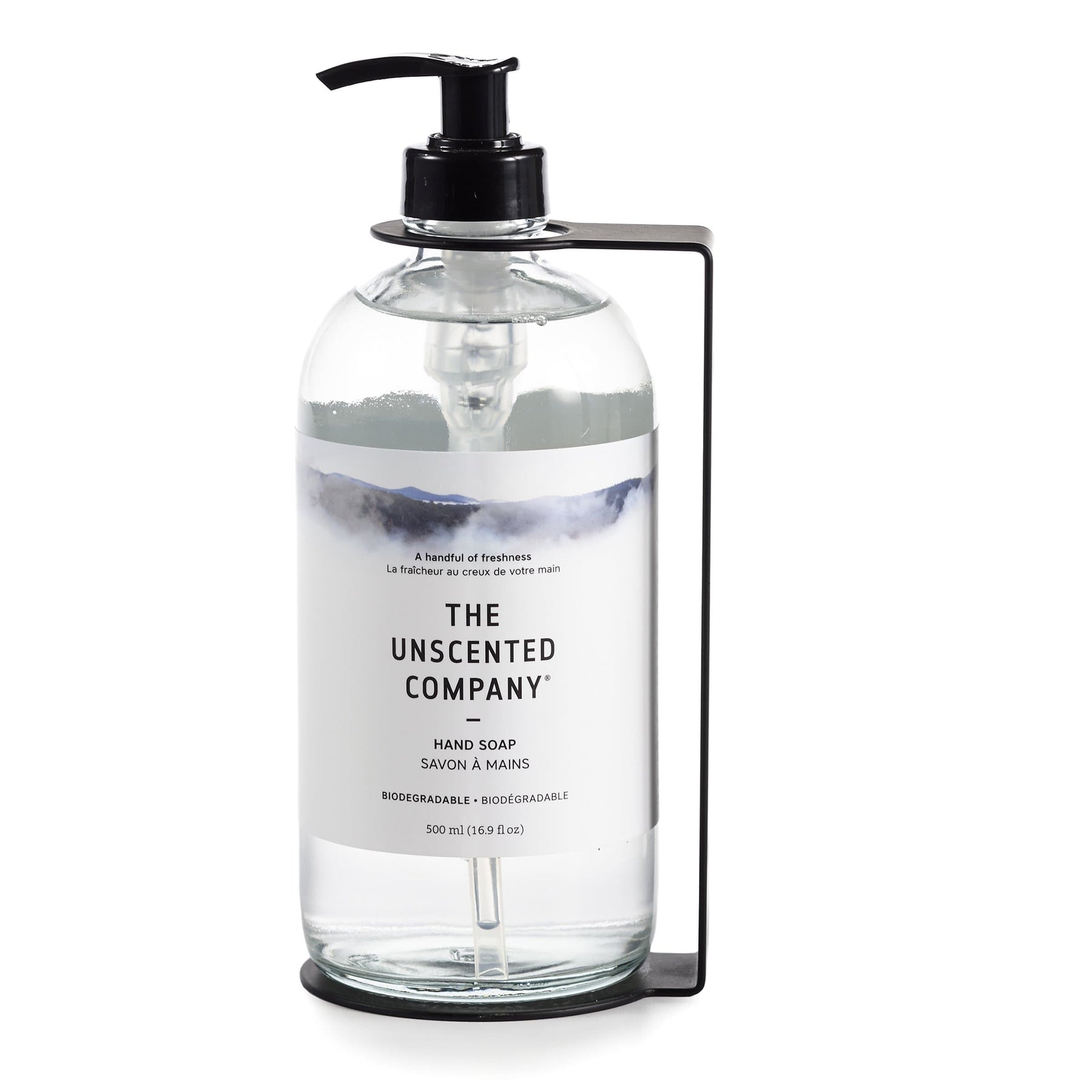 Mural Hand Soap Dispenser | Matte Black Stainless Steel