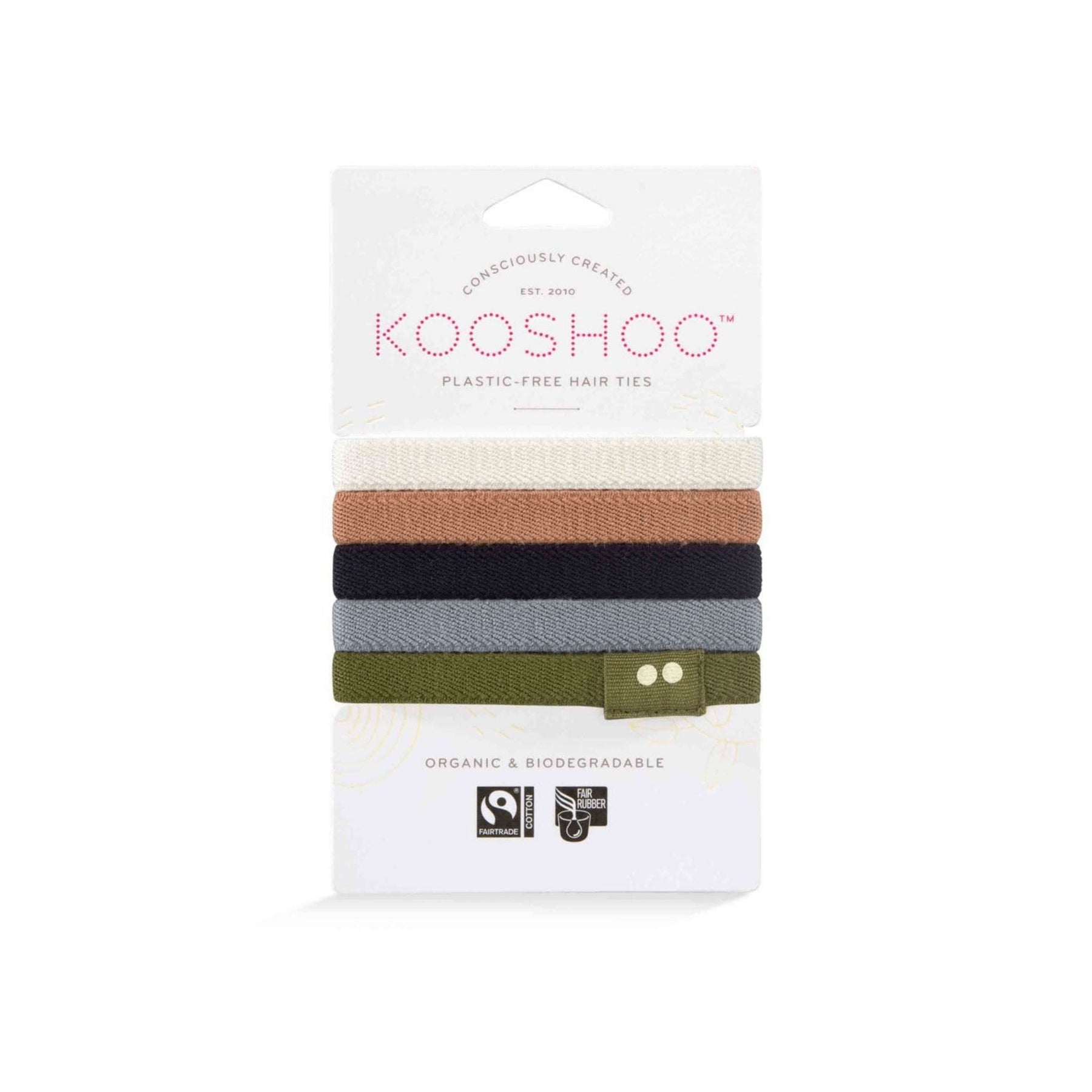 KOOSHOO | Organic Hair Ties - Classic