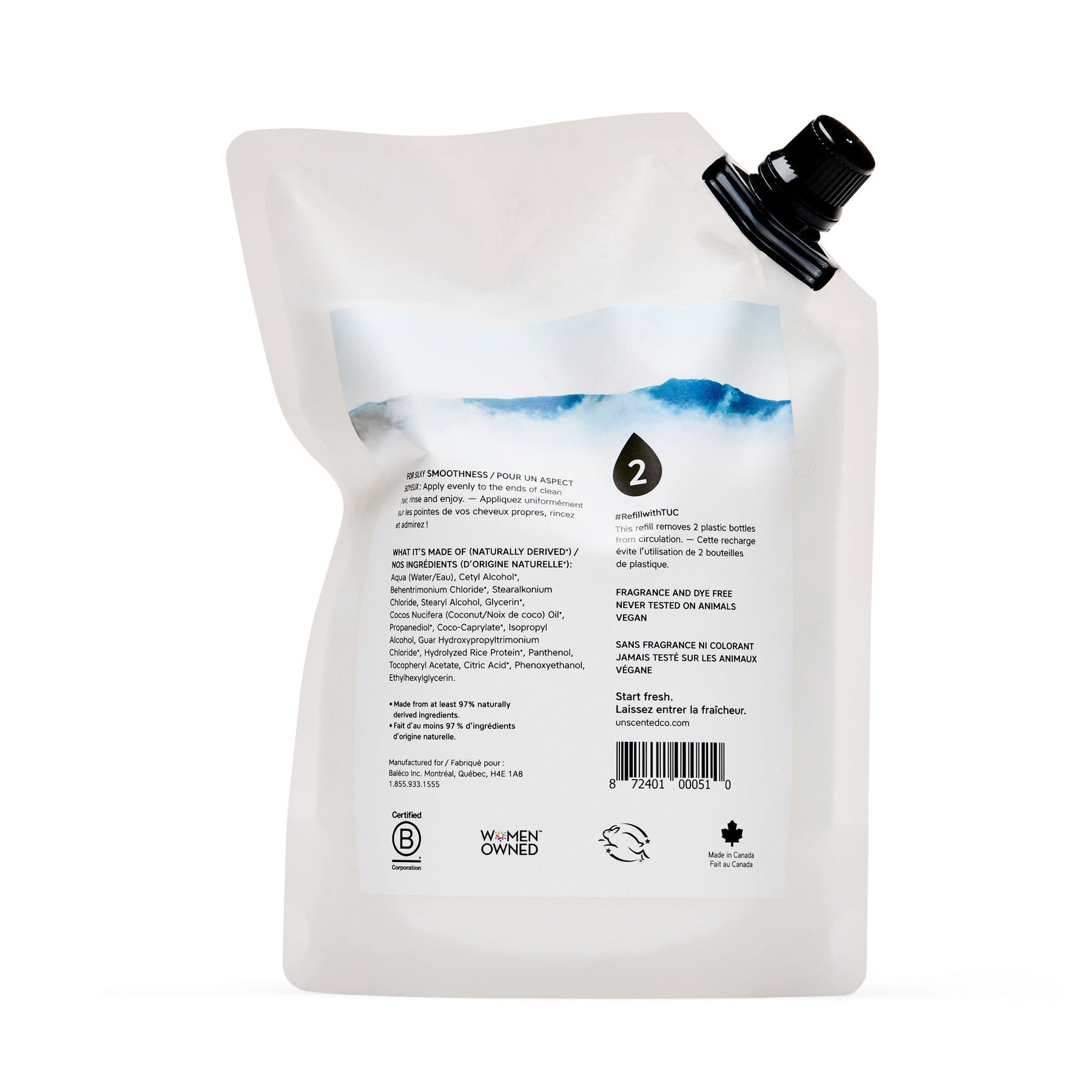 Daily Conditioner - 1L Refill Pouch