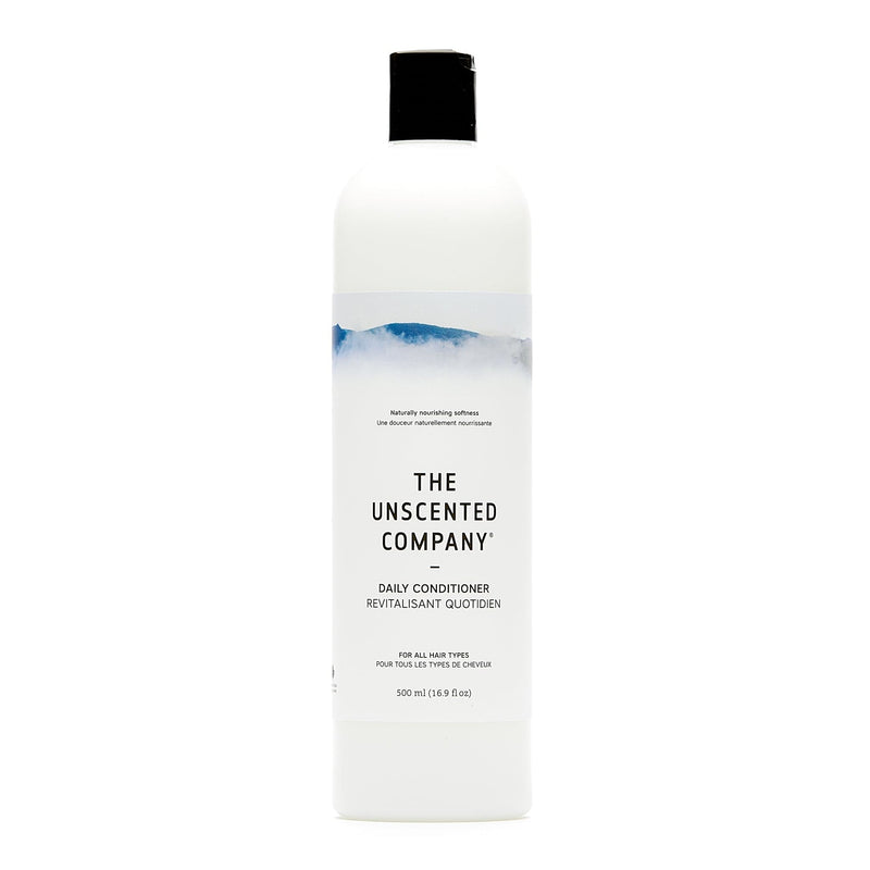  A bottle of The Unscented Company daily conditioner.