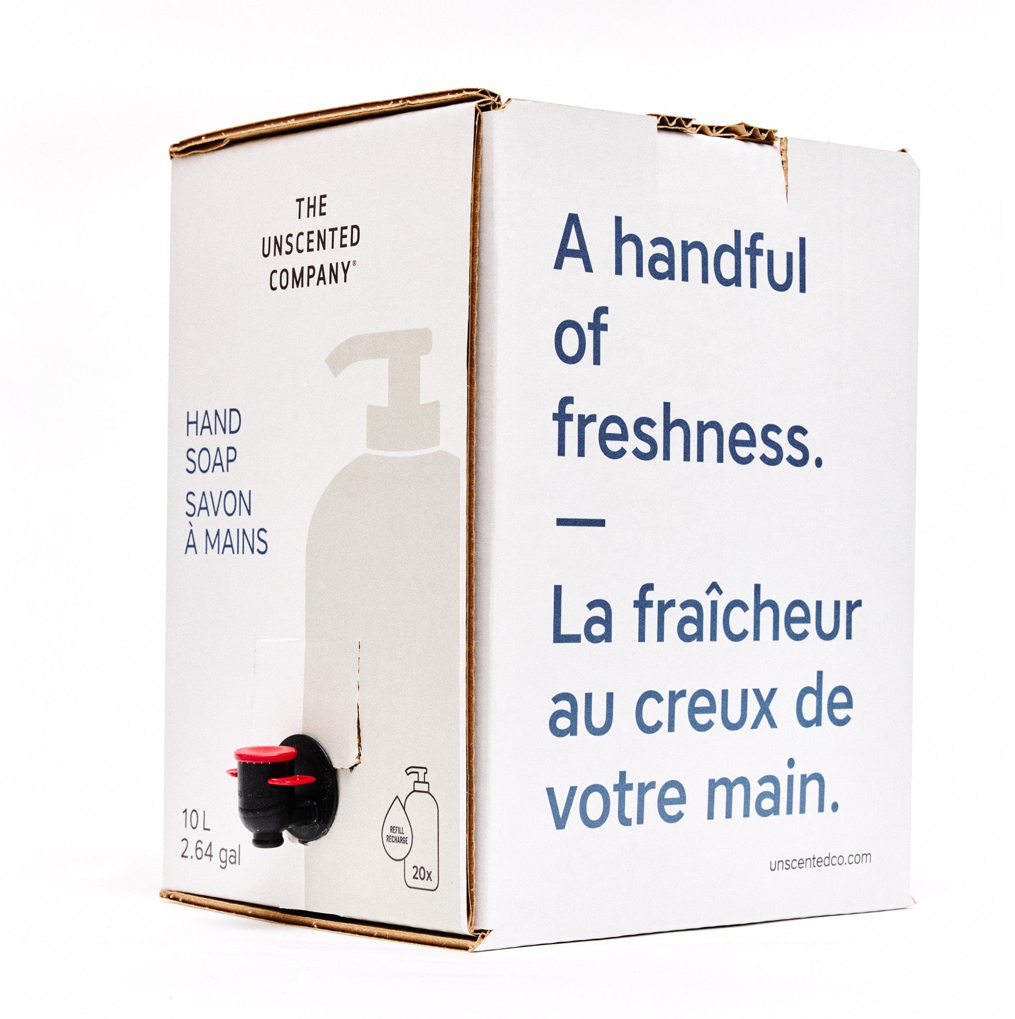 Unscented hand soap 10 L refill box | Unscented Co.