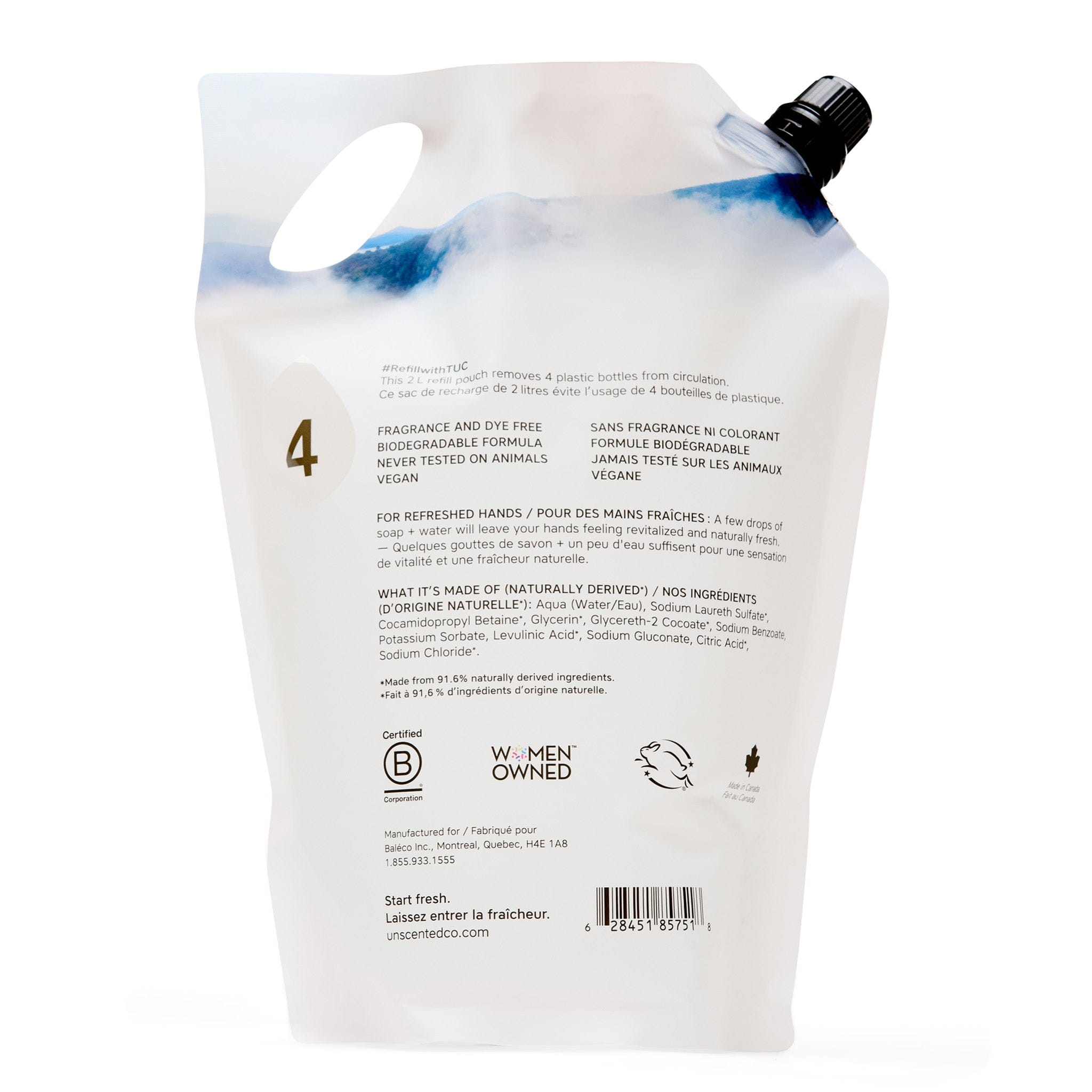 The Unscented Company Hand Soap Refill - Thumbnail 2
