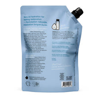 Back label with ingredients, Hydrating Conditioner refill pouch