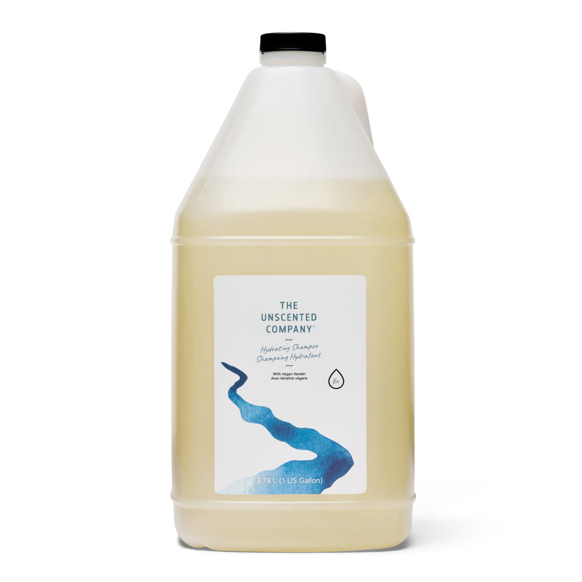The Unscented Company Hydrating Shampoo, 1 gallon jug