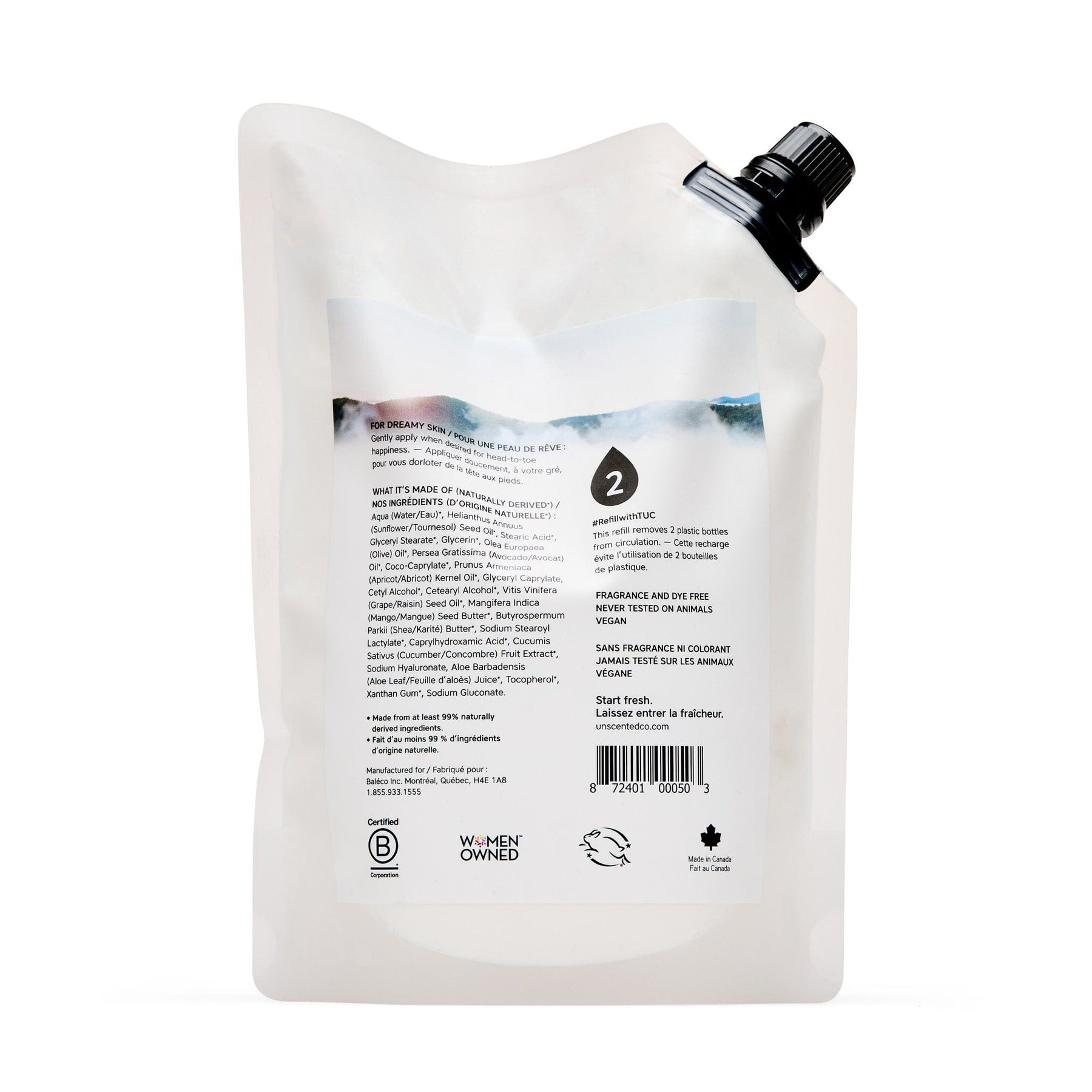 Lotion - 1L Refill Pouch