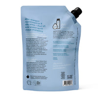 Back label with ingredients, Nourishing Shampoo refill pouch