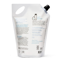 Back label with ingredients Nourishing Shampoo refill pouch