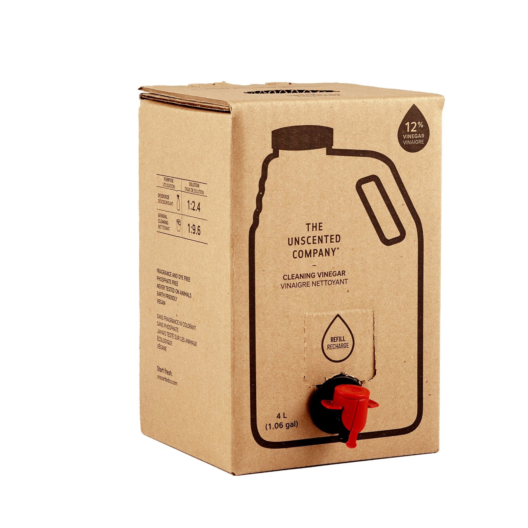 Cleaning Vinegar (12%) - 4 L Refill box