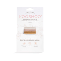 KOOSHOO | Mini Organic Round Hair Ties - Gold Fibres
