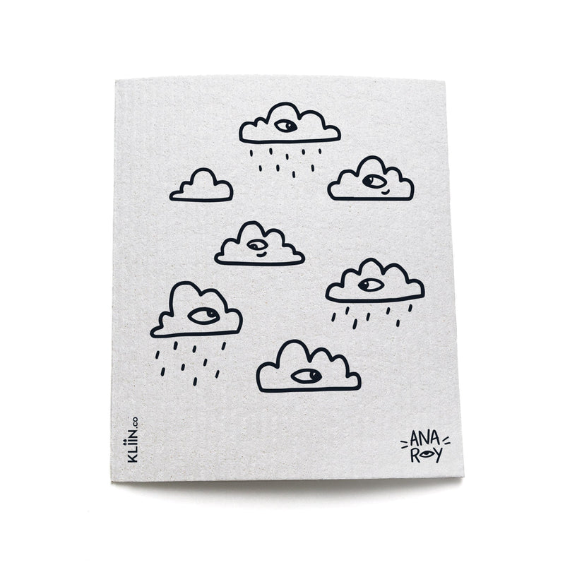 TUC x Ana Roy Kliin Reusable Cleaning Cloth | Clouds