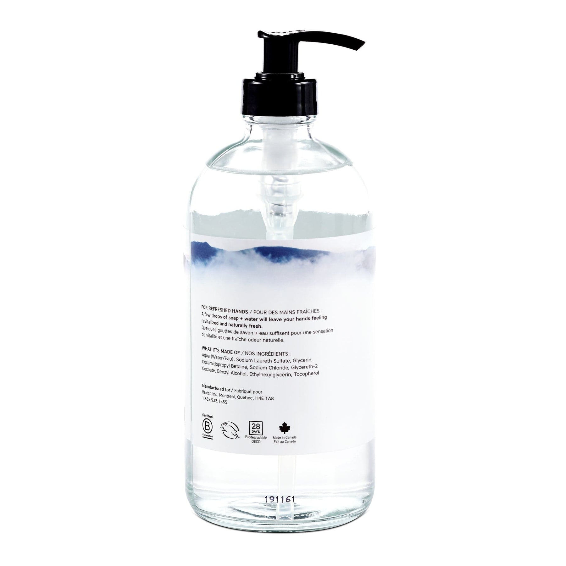 Empty Bottle Hand Soap Glass – Unscented - Main Image